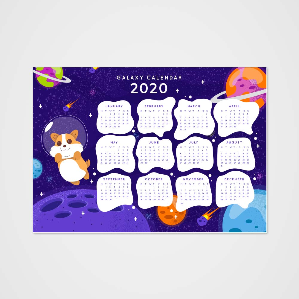 A3-Single-Sheet-Landscape-Calendar-2020-Template-1