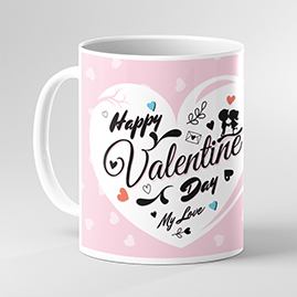 Pink Valentine Mug