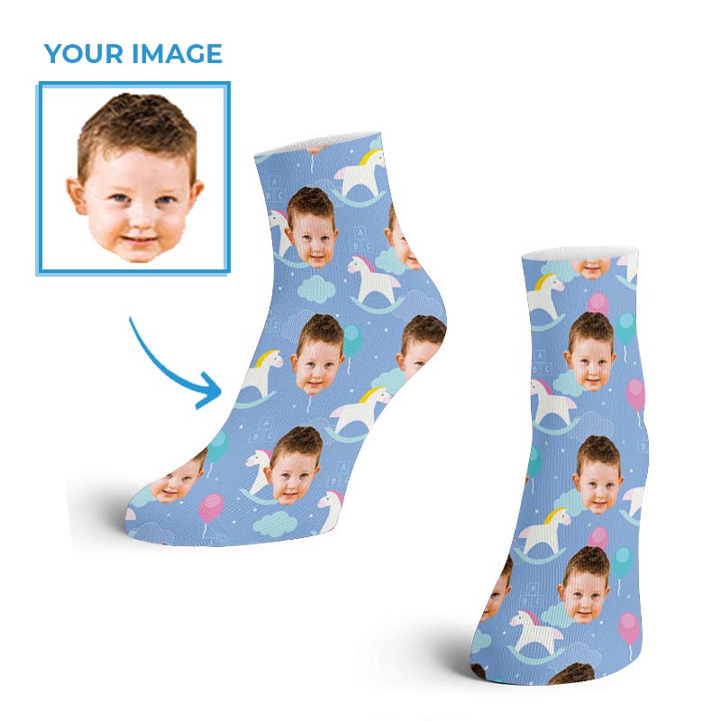 Customised Children Ankle Socks
