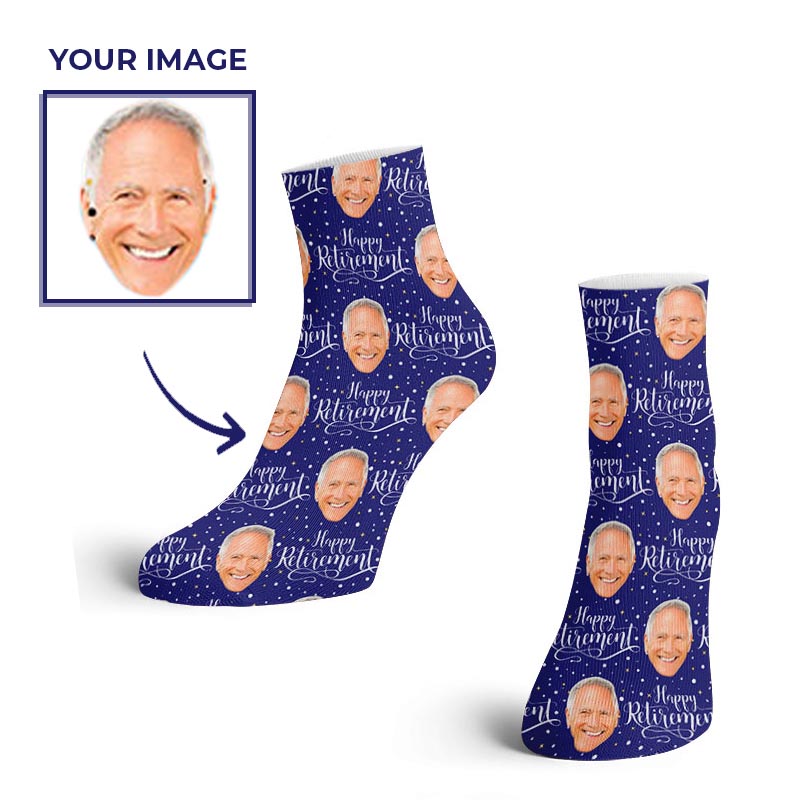 Customised Retirement Ankle Socks