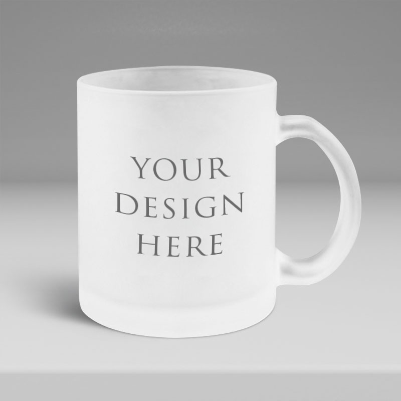 Frosted Glass Mug 11oz