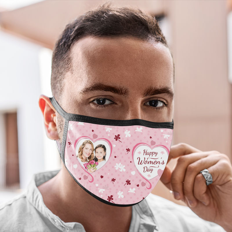Reusable Face Masks Women’s Day Printed