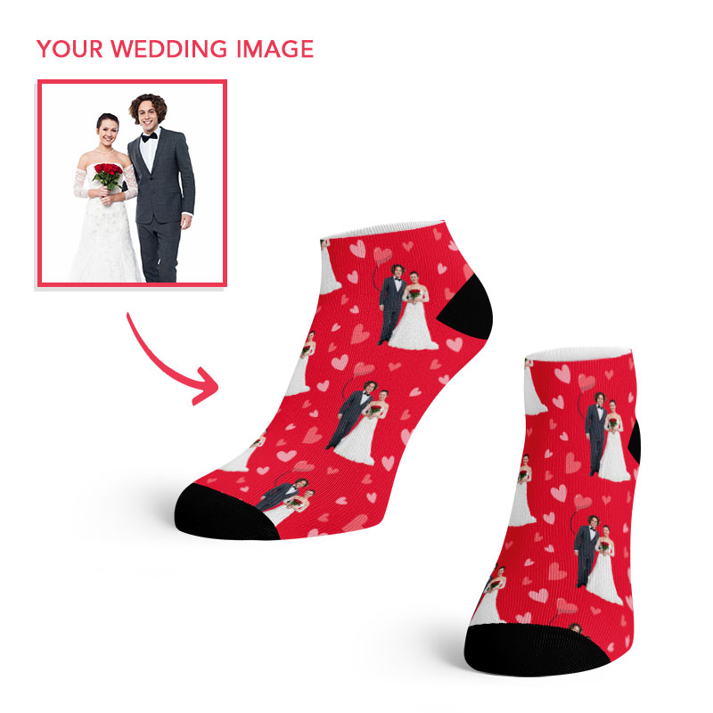 Wedding Couple Ankle Socks