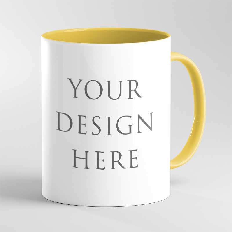 Yellow Inside Mug 11oz