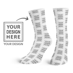 Custom Your Design Here Crew Socks