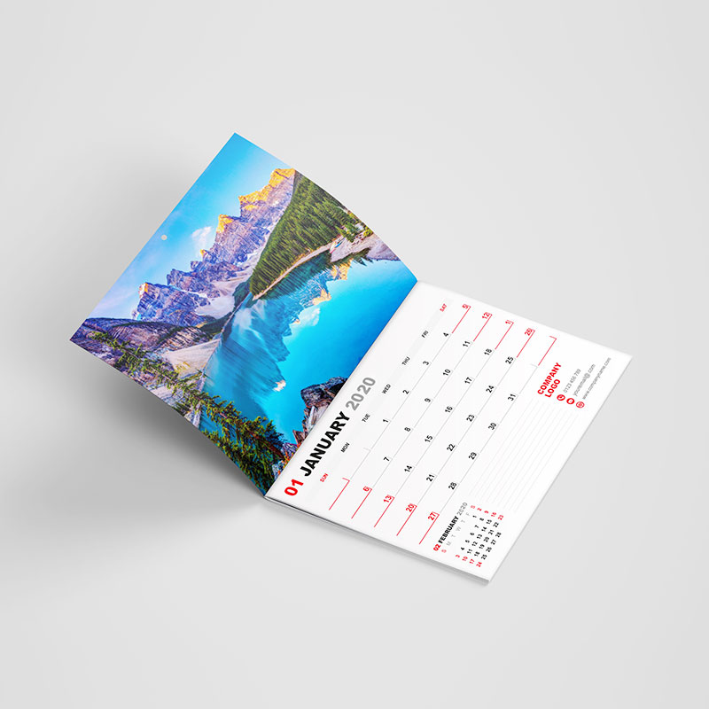A3 Booklet Style Calendars
