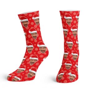 Christmas Custom Face Crew Socks