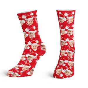 Ho Ho Custom Face Socks