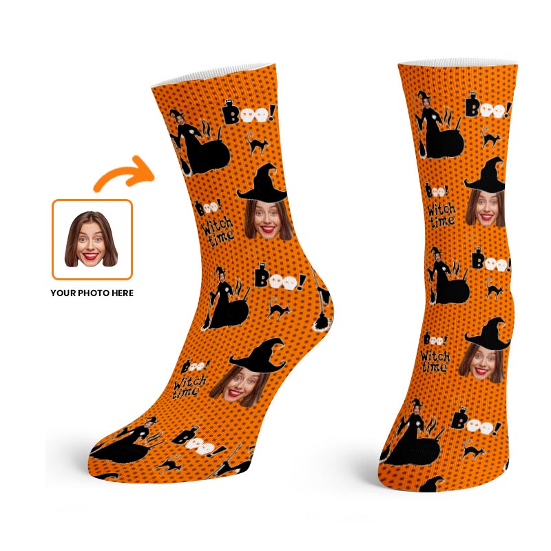 Buy Halloween Witch Crew Socks | Halloween Socks Australia
