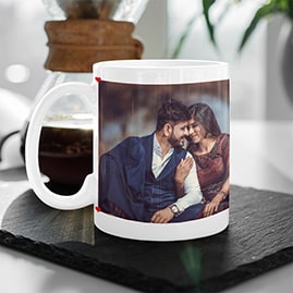 custom couple photo mug