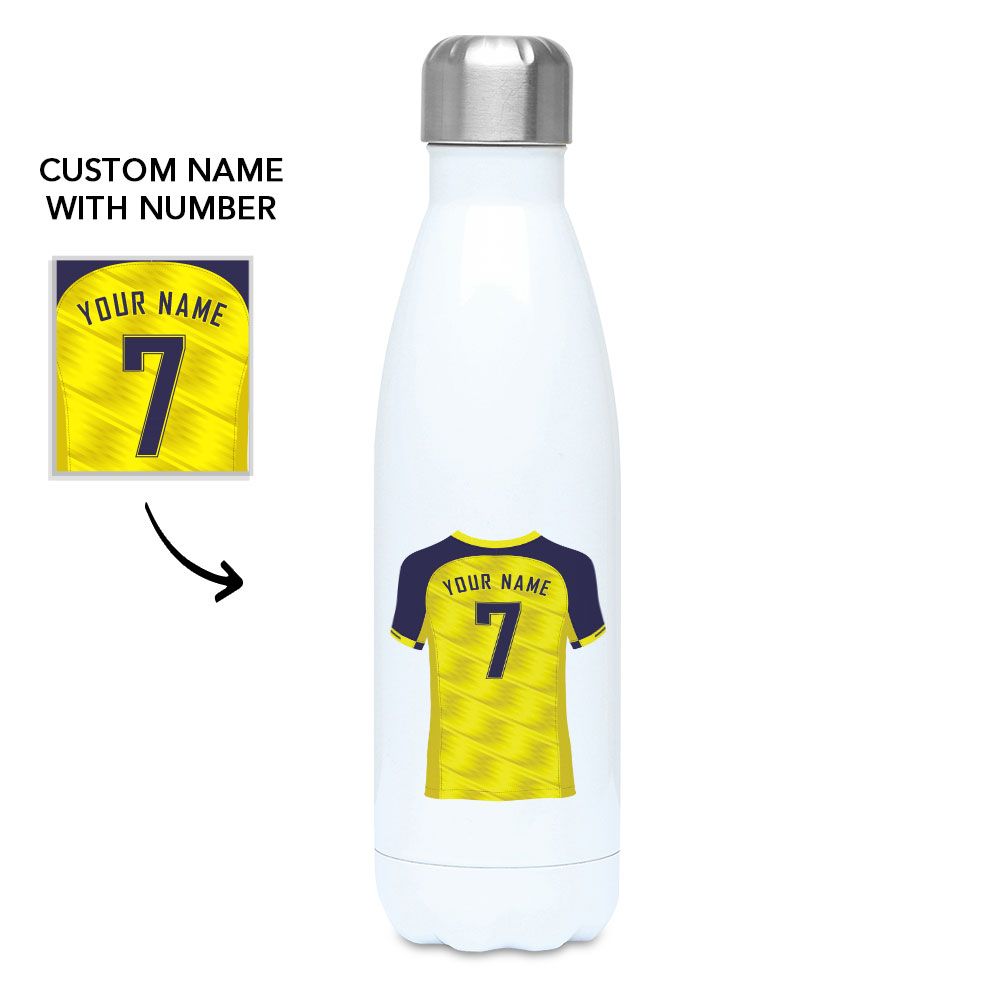 Jersey With Name and Number Stainless Steel Bottle