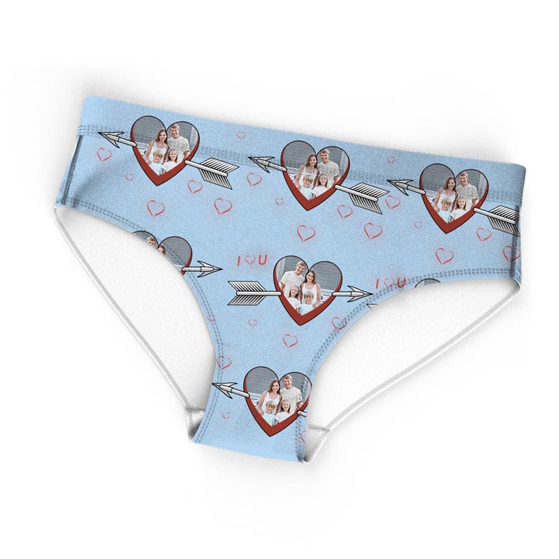 Love Collage Ladies Bikini Underwear