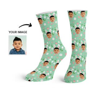 Custom Easter Face Socks