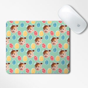 Easter Eggs Face Mouse Pad