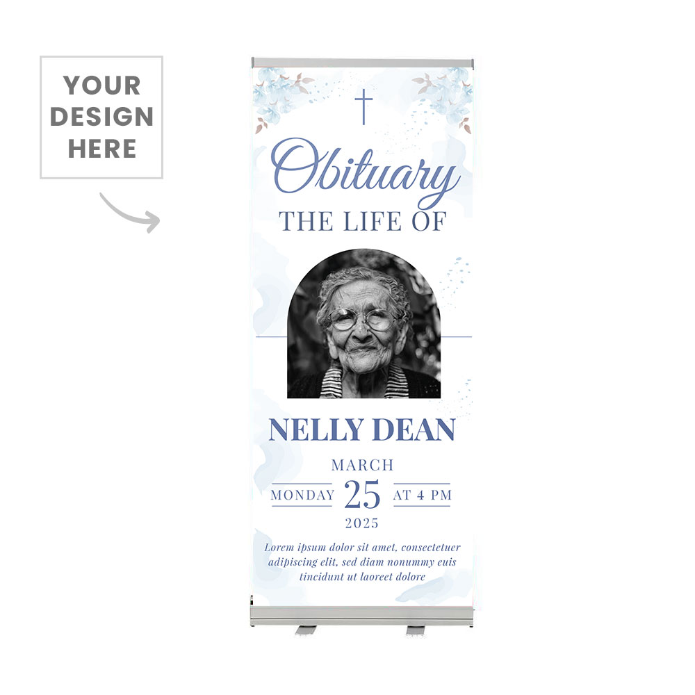 Funeral Pull Up Banner