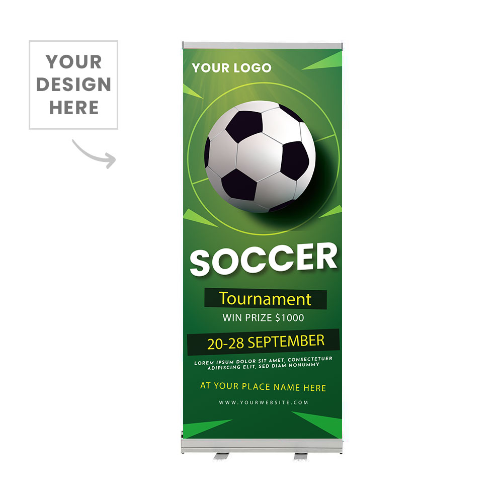 Soccer Pull Up Banner