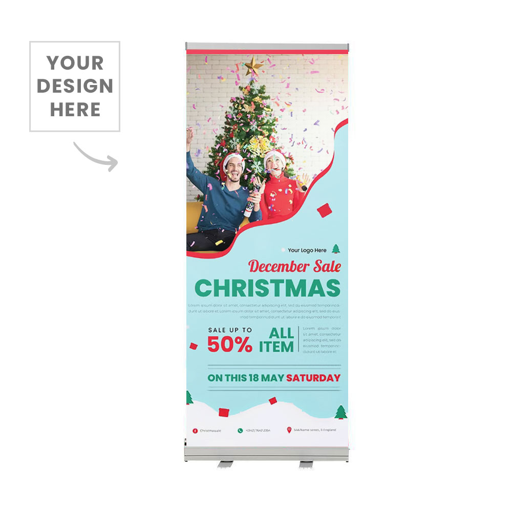 Christmas Pull Up Banner