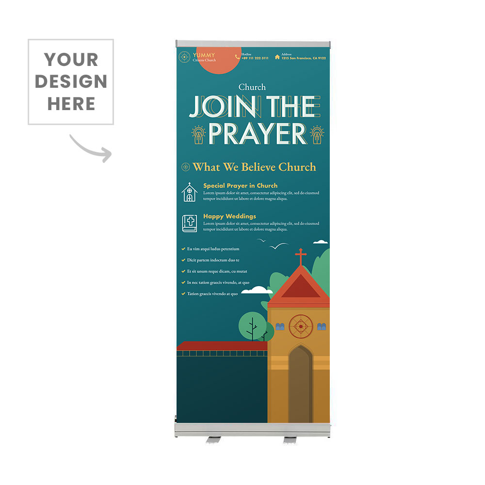 Church Pull Up Banner