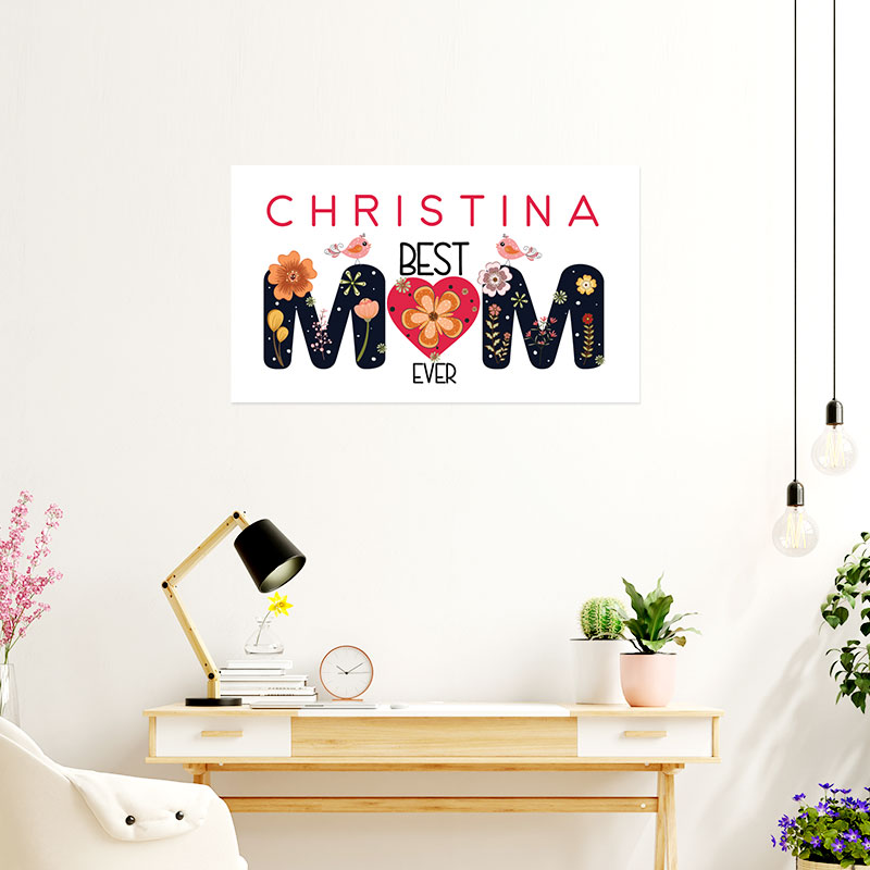 Best Mum Wall Sticker