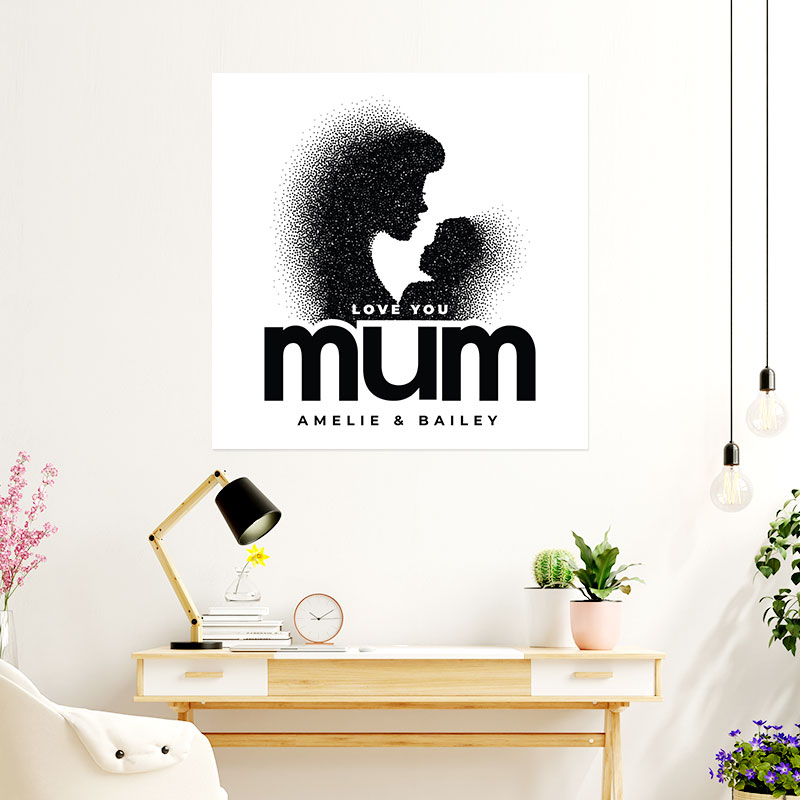 Love You Mum Wall Sticker