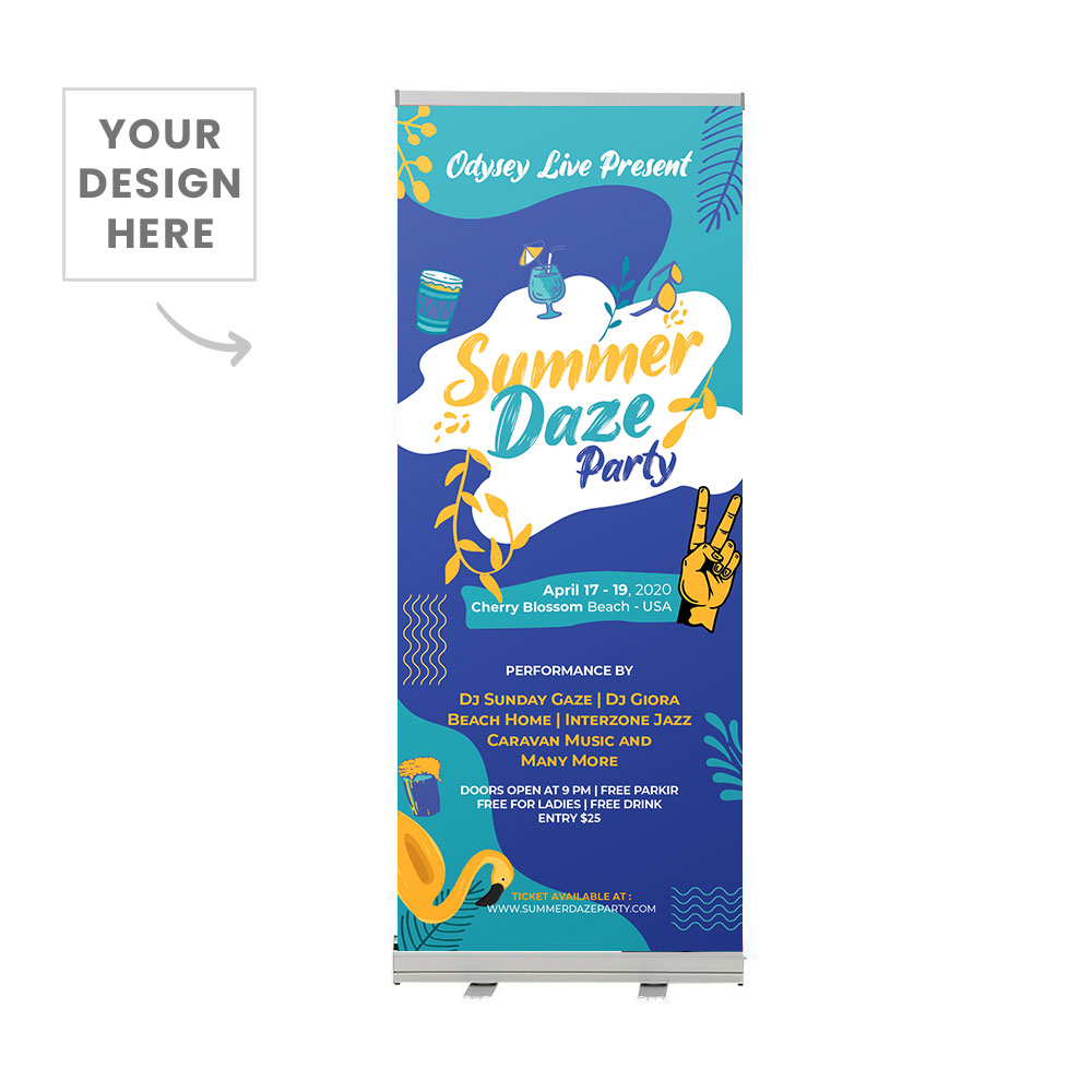 Party Pull Up Banner