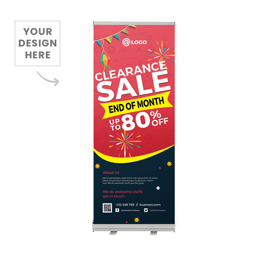 Sale Pull Up Banner