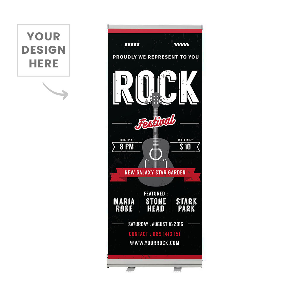 Band Pull Up Banner