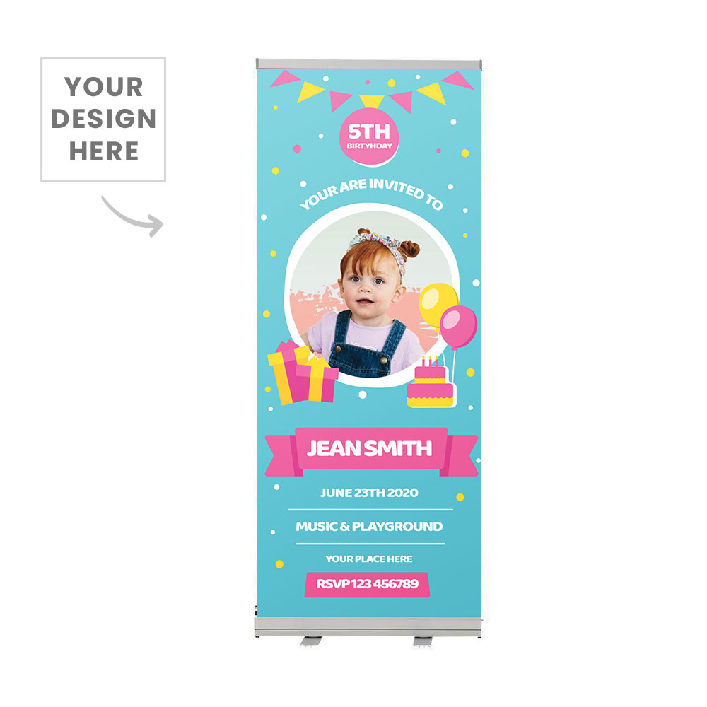 Birthday Pull Up Banner