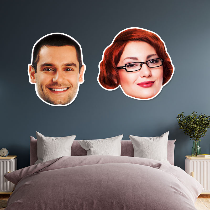 face wall decals