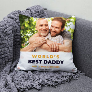 World Best Dad Cushion Cover