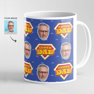 Super Dad Face Mug