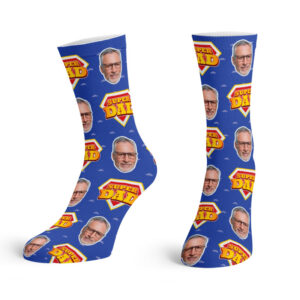Super Dad Face Socks