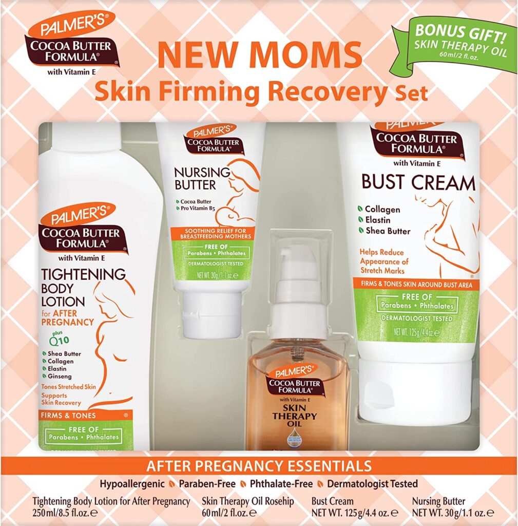 PALMER'S Cocoa Butter Formula New Moms Skin Recovery Set 