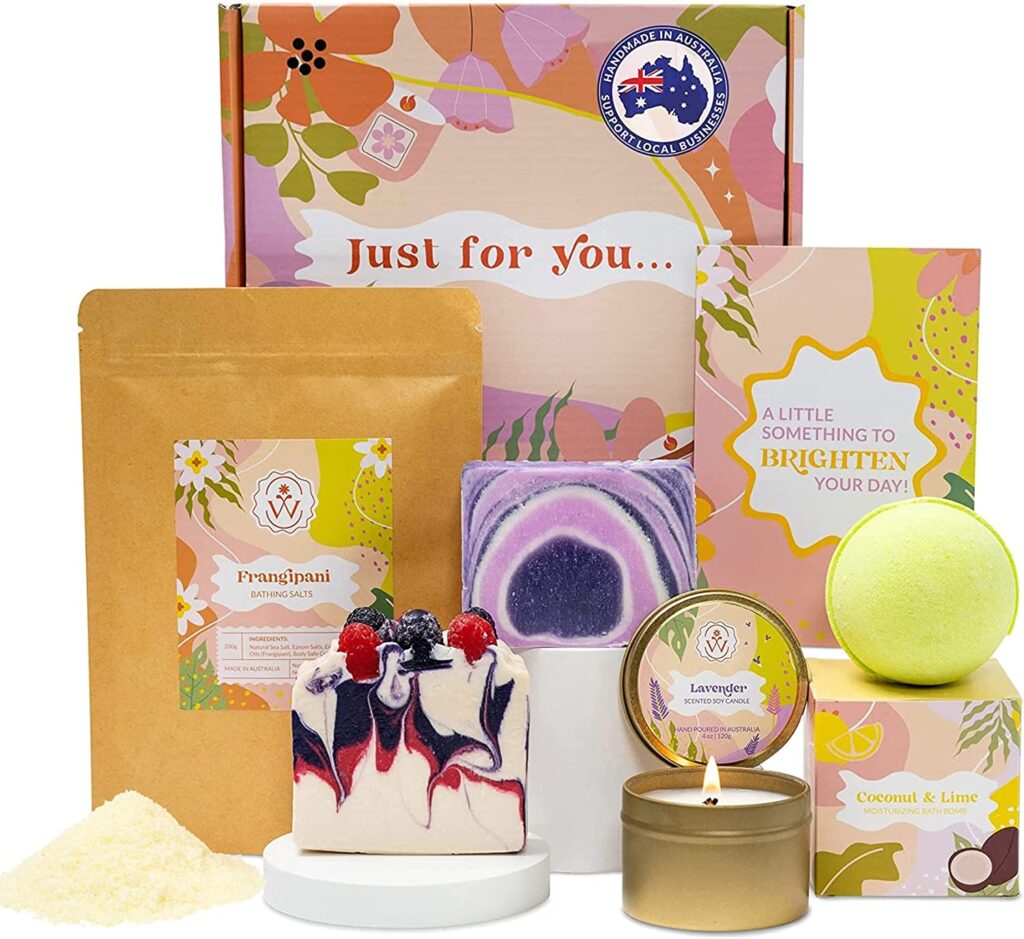 Bath and Body spa set with Scented Candle 