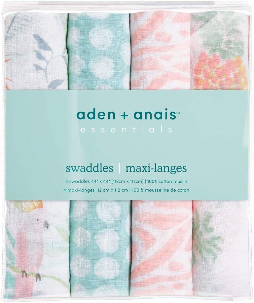 Aden + Anais Essentials Muslin Swaddle Blankets 