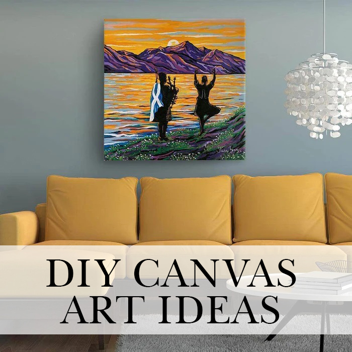 A look At Some Amazing DIY Canvas Art Ideas - PrintYo
