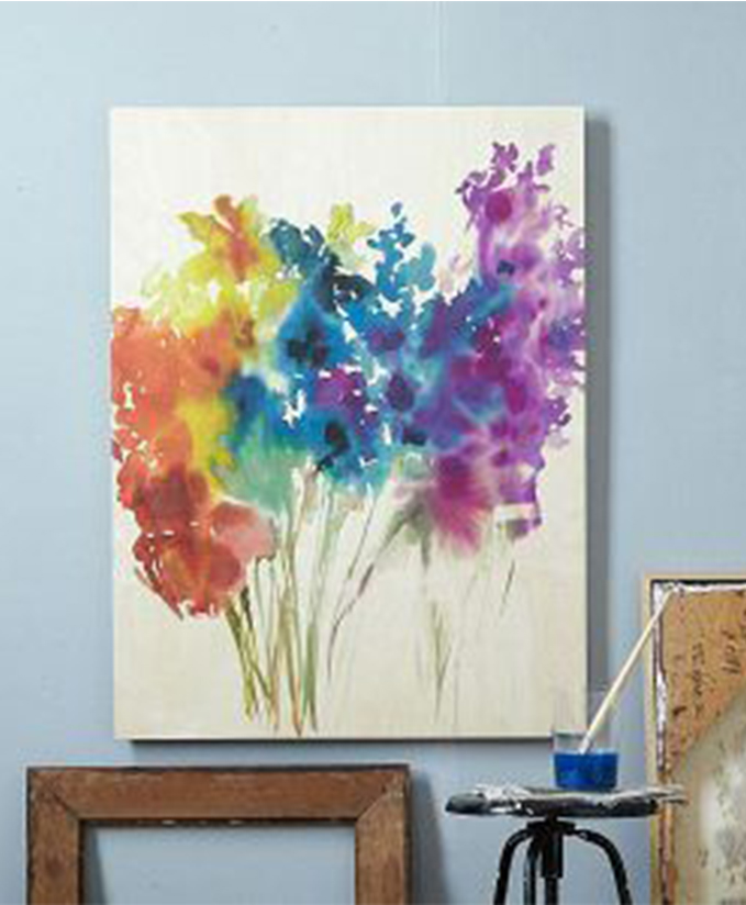 Abstract Flower DIY Canvas Painting