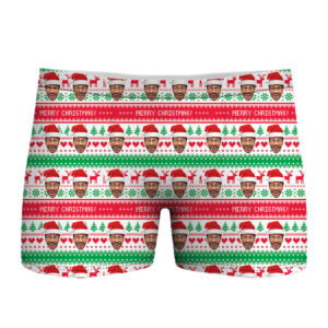 Custom Merry Christmas Mens Boxers