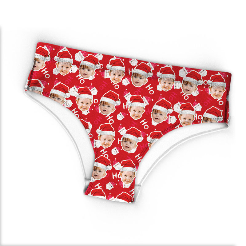 Girls Custom Best Santa Christmas Bikini Underwear