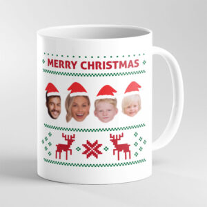 Custom Christmas Your family Face Mug