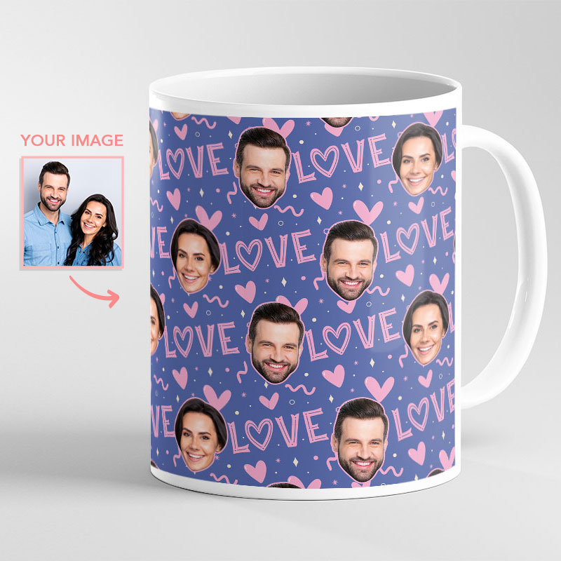 Love All Around Valentine Mug