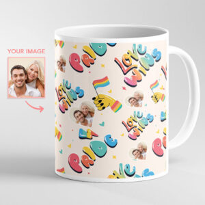 Love Wins Valentine Mug