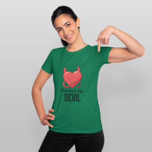 Valentine Devil Women Tshirt