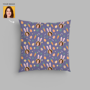 Purple Easter Cushion Cover