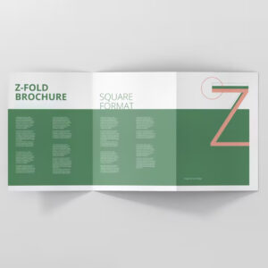 6 Page A4 Z Fold Brochure
