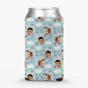 Happy Faces Easter Stubby Holder
