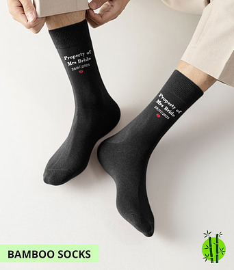 custom bamboo socks for men
