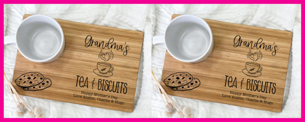 Personalised Tea & Biscuits Board