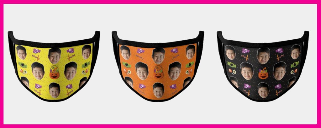 Halloween Candy Washable Face Mask