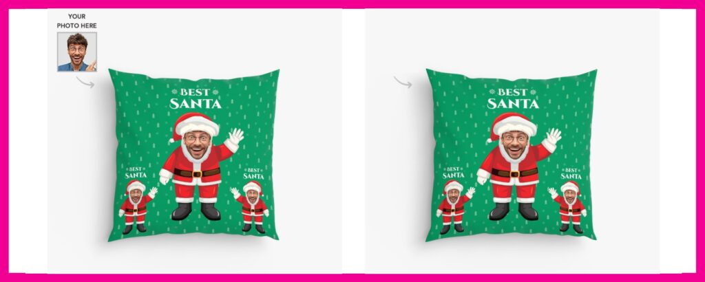Personalized Best Christmas Cushion Cover ()